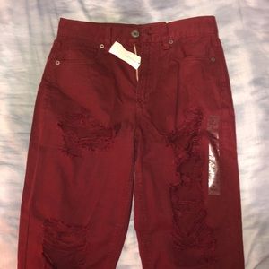 American Eagle Ripped Mom Jeans